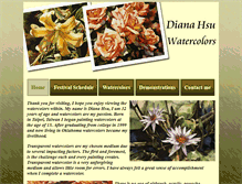 Tablet Screenshot of dianahsu.com